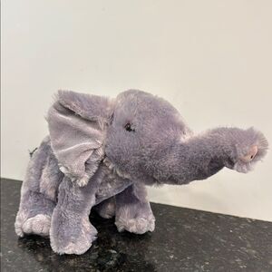Adventure Planet Gray Elephant Plush Stuffed Animal Toy . Size 13”